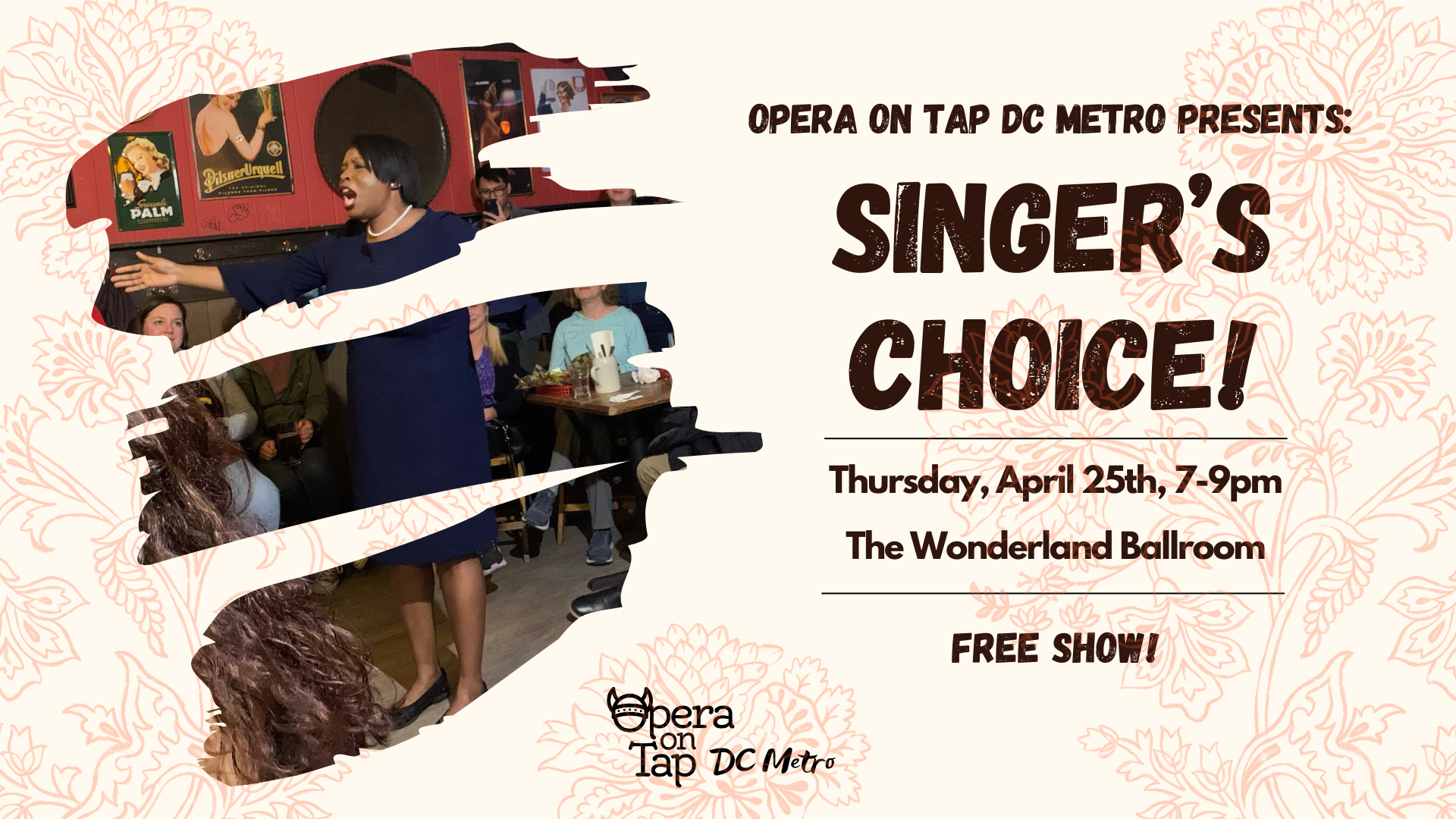 Opera on Tap DC Metro presents Singer's Choice