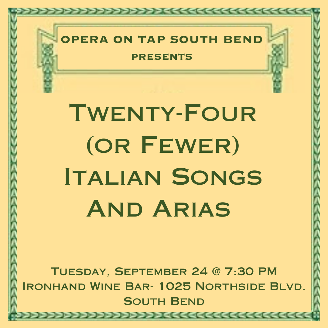 24 (or Fewer!) Italian Songs and Arias