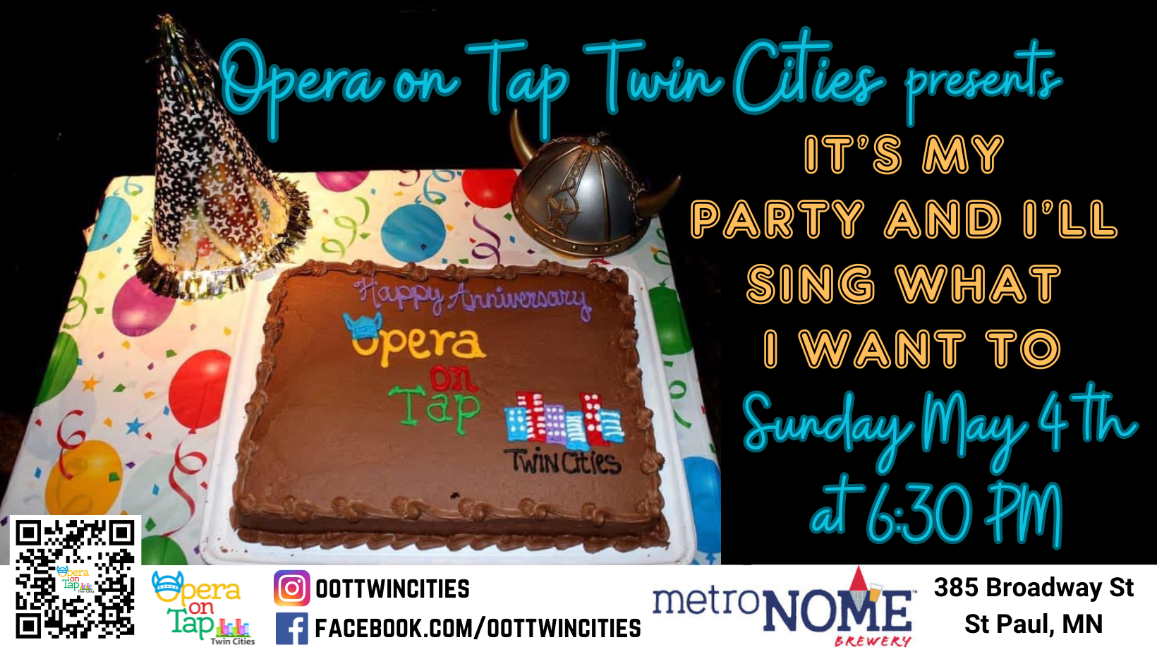 OOT Twin Cities presents It's my party and I'll sing what I want to