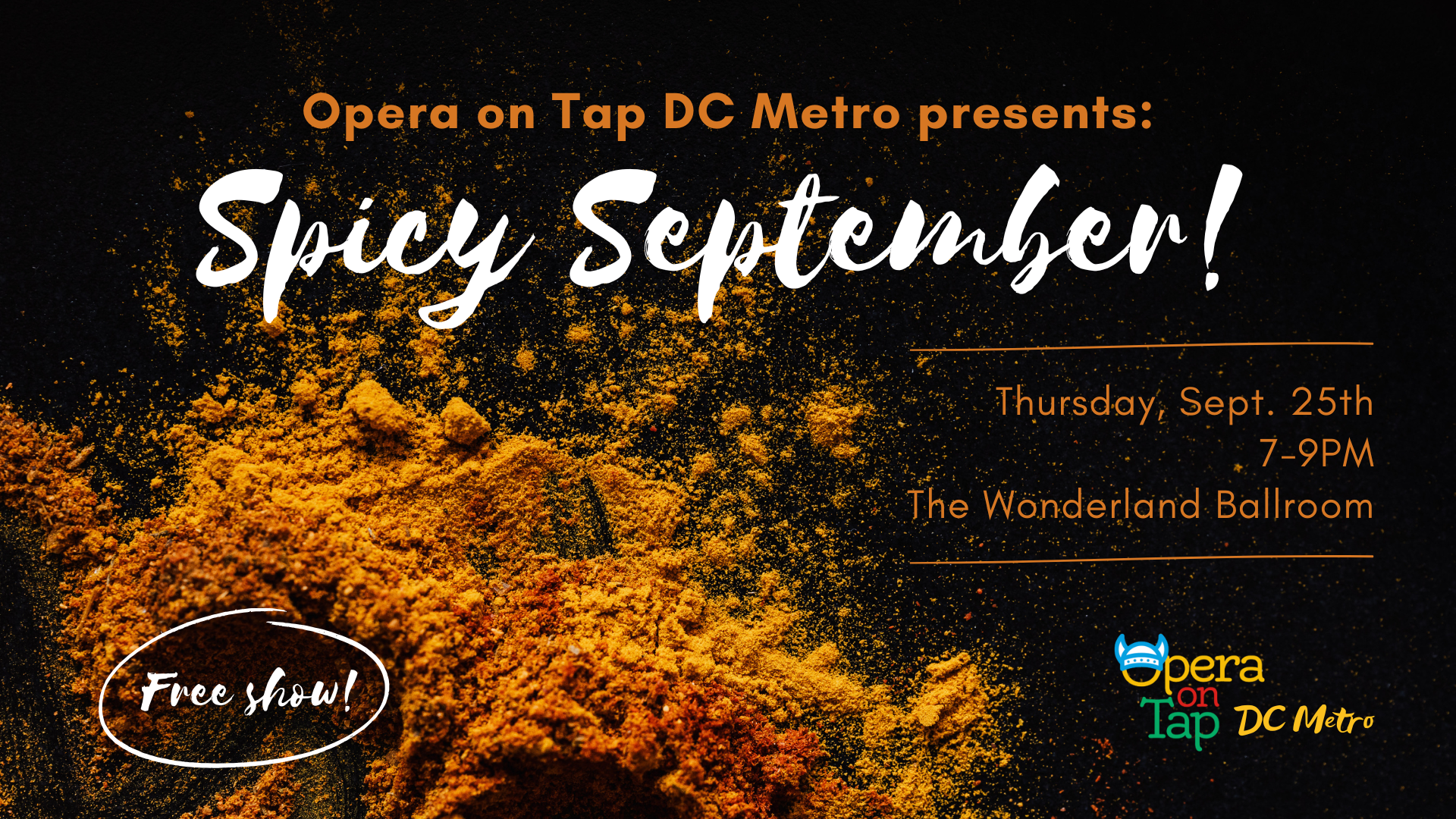 Opera on Tap DC Metro presents: Spicy September!