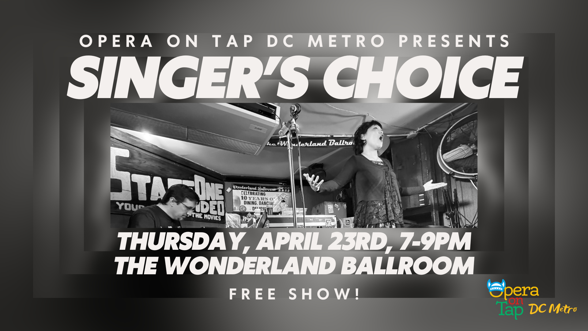 Opera on Tap DC Metro presents Singers' Choice